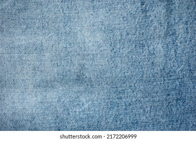 Jeans Blue Material Close Up As A Background.