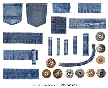 jeans and buttons