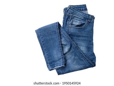 Jeans Isolated On White Background Stock Photo 1950145924 | Shutterstock