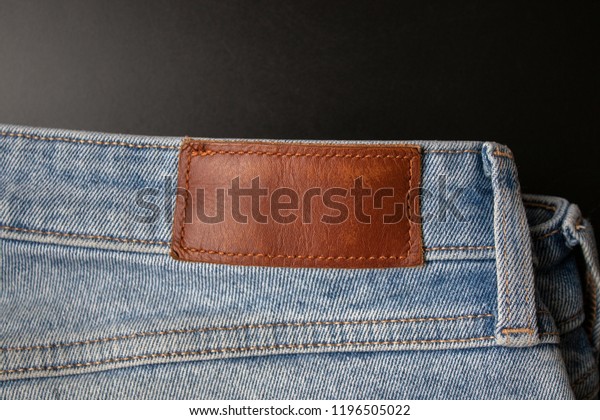 Download Jeans Label Mockup Stock Photo Edit Now 1196505022