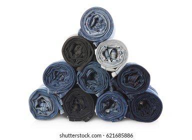 Jeans pyramid - Powered by Shutterstock