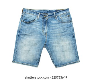 Similar Images, Stock Photos & Vectors of Jeans shorts on a white