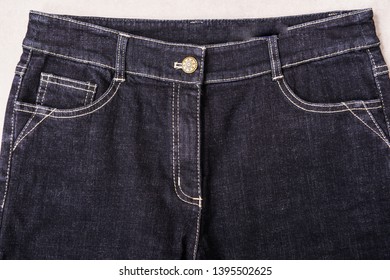 Jeans Small Pocket Close Denim Black Stock Photo 1395502625 | Shutterstock