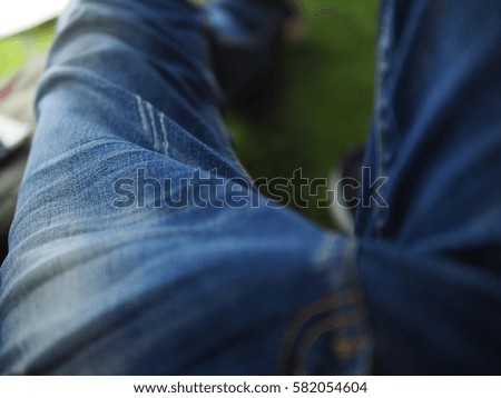 Similar – Image, Stock Photo just sit back and relax