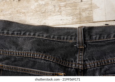 Jeans,Blue Jean Fabric Texture Background,Classic Jeans Texture Of Blue Jeans Textile Close Up. Blue Color Of Denim Texture With Copy Space For Advertise Or Vintage Background.