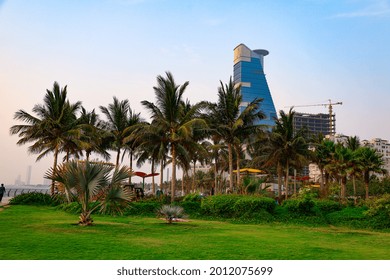 Jeddah Beach Saudi Arabia April 30 2021 - Red Sea Corniche View