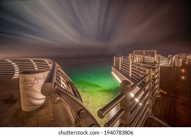 The Jeddah Corniche At Night.