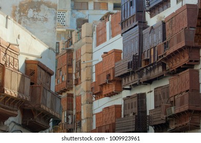 Jeddah Old City Buildings And Streets, Saudi Arabia