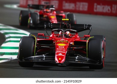 Jeddah, Saudi Arabia. 26 March 2022. F1 World Championship 2022. Carlos Sainz, Ferrari.