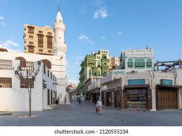 Jeddah, Saudi Arabia, 6th January 2022: Street Scene In Old Jeddah