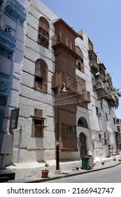 JEDDAH, SAUDI ARABIA - May 2022. Al Balad - Jeddah Historic District (UNESCO List 2014) . The Oldest Part Of The City Located On The Red Sea, In The Western Part Of Saudi Arabia.