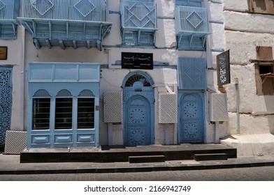 JEDDAH, SAUDI ARABIA - May 2022. Al Balad - Jeddah Historic District (UNESCO List 2014) . The Oldest Part Of The City Located On The Red Sea, In The Western Part Of Saudi Arabia.