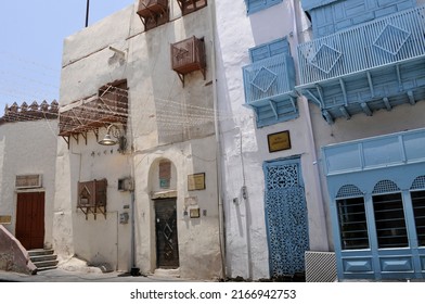 JEDDAH, SAUDI ARABIA - May 2022. Al Balad - Jeddah Historic District (UNESCO List 2014) . The Oldest Part Of The City Located On The Red Sea, In The Western Part Of Saudi Arabia.