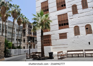 JEDDAH, SAUDI ARABIA - May 2022. Al Balad - Jeddah Historic District (UNESCO List 2014) . The Oldest Part Of The City Located On The Red Sea, In The Western Part Of Saudi Arabia.