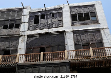 JEDDAH, SAUDI ARABIA - May 2022. Al Balad - Jeddah Historic District (UNESCO List 2014) . The Oldest Part Of The City Located On The Red Sea, In The Western Part Of Saudi Arabia.