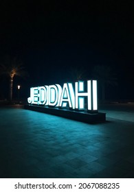 Jeddah Waterfront On Quiet Night 