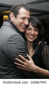 Jeff Goldblum, Sara Ramirez At Outer Critics Circle Awards Reception, Sardi's Restaurant, New York, NY, May 26, 2005