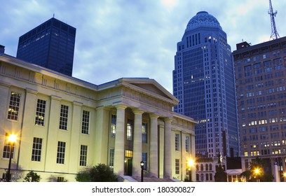 Jefferson County Building In Downtown Of Louisville, Kentucky