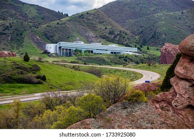 Jefferson County, Colorado, USA, 5/16/2020, Lockheed Martin Denver headquarters in foothills of Colorado