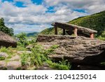 Jefferson Rock, Appalachian Trail, Harpers Ferry, West Virginia, USA