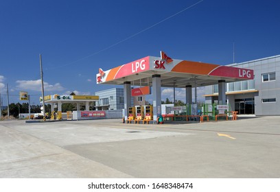 Jeju Island / Korea - April 28, 2013 : Petrol Station