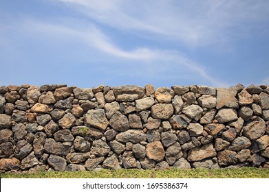 Jeju Island Traditional Thatched House Stone Wall - Korea