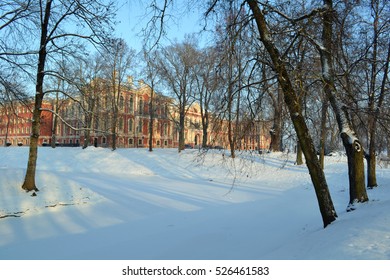 Jelgava Palace In Winter