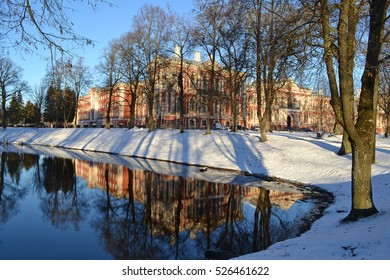 Jelgava Palace In Winter