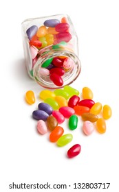 The Jelly Beans In Glass Jar