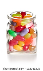 The Jelly Beans In Glass Jar