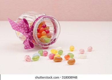 Jelly Beans In Jar 