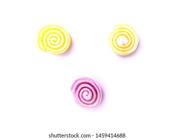 Jelly candies isolated on white background. Jelly sweet candy ,Candy Sweets Jelly In Colorful Display. colorful candies in white background.
