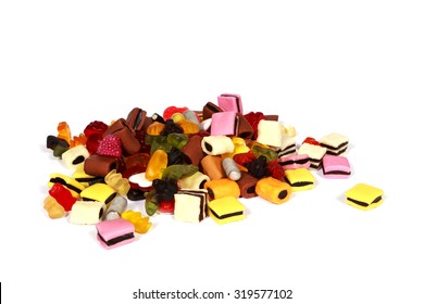 Jelly Candy On White Background