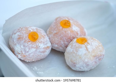 Jelly Doughnut Holes With Icing