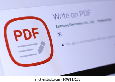 how to get write on pdf app on samsung