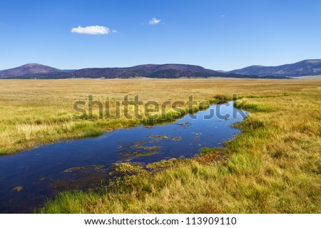 Jemez River, Valles Caldera National Preserve Stock photo © 