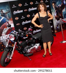 Jennifer Grey At The Los Angeles Premiere Of 'Marvel's The Avengers' Held At The El Capitan Theatre In Los Angeles On April 11, 2012. 