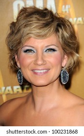 Jennifer Nettles  At The 44th Annual CMA Awards, Bridgestone Arena, Nashville, TN.  11-10-10