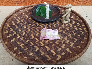 JEPARA, INDONESIA - 01.01.2020; In Indonesia There Are Still Many Interested In Pesugihan, How To Find Money Instantly Without Having To Work In General, Even Willing To Ally With The Devil. Actually,