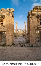 Jerash - the site of the ruins of the Greco-Roman city of Gerasa, also referred to as Antioch on the Golden River, Jordan - Shutterstock ID 2155840007