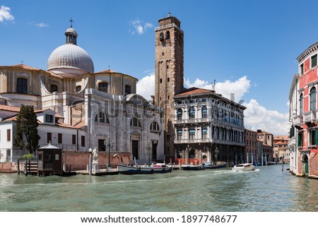 Jeremiah's Church Chiesa di San Geremia at Canal Grande, Venice, Italy