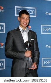 Jeremy Lin At The 2012 ESPY Awards Press Room, Nokia Theatre, Los Angeles, CA 07-11-12