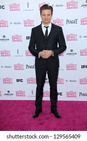 Jeremy Renner At The 2013 Film Independent Spirit Awards, Private Location, Santa Monica, CA 02-23-13