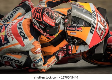 Jerez De La Frontera, Spain; 11-25-2019: Marc Márquez During The MotoGP 2020 Jerez Test.