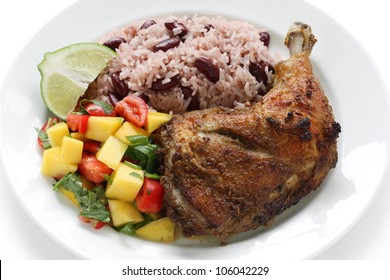 Jerk Chicken Plate, Jamaican Food