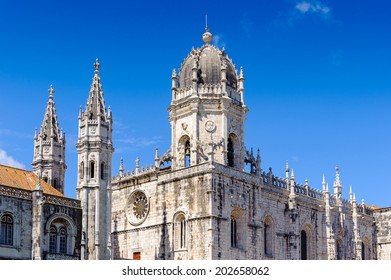 Jeronimos Monastery or Hieronymites Monastery in Lisbon, Portugal. It a UNESCO World Heritage site