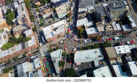 Jersey City, New Jersey  USA - September 17 2022: Jersey City All About Downtown Street Fair 2022