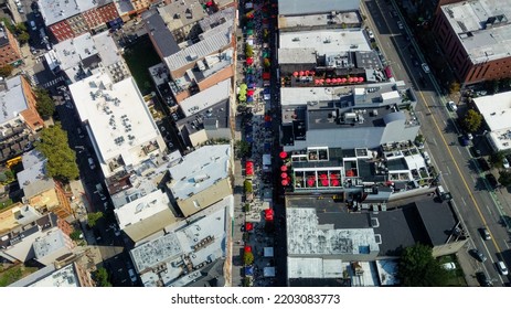 Jersey City, New Jersey  USA - September 17 2022: Jersey City All About Downtown Street Fair 2022