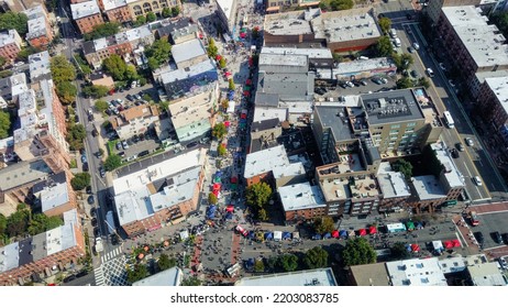 Jersey City, New Jersey  USA - September 17 2022: Jersey City All About Downtown Street Fair 2022