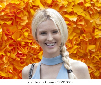Jersey City, NJ USA - June 4, 2016: Kate Davidson Hudson attends 9th annual Veuve Clicquot Polo Classic at Liberty State Park